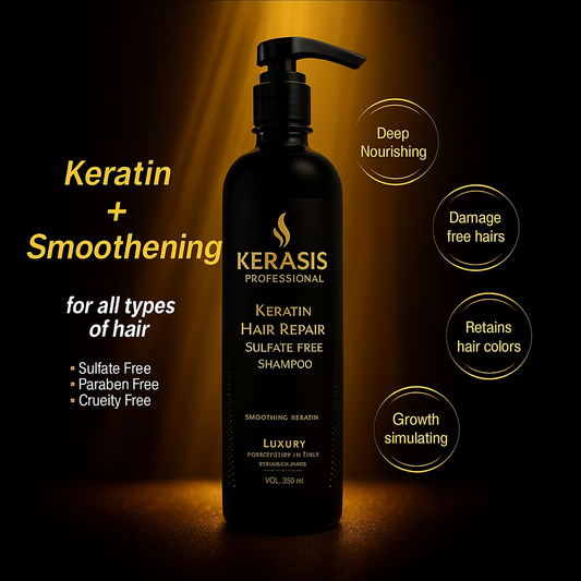 Keratin Sulphate Free Shampoo and Mask Combo Pack (500ml each)
