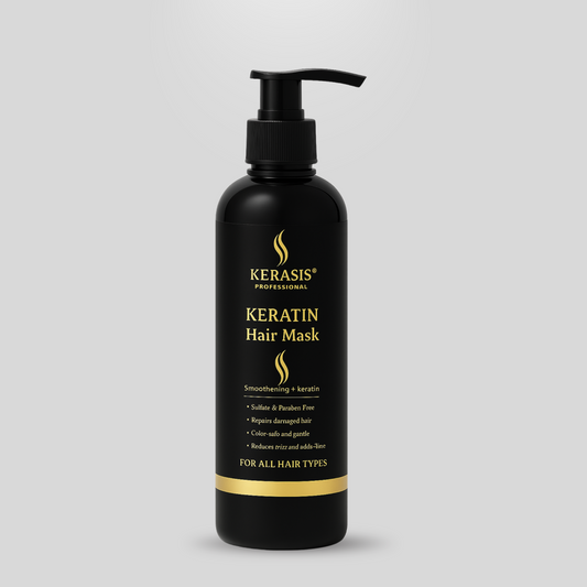 KERASIS Keratin Hair Mask – Sulfate & Paraben Free | Deep Repair & Smoothening | With Argan Oil & Keratin – 500ml - Kerasis