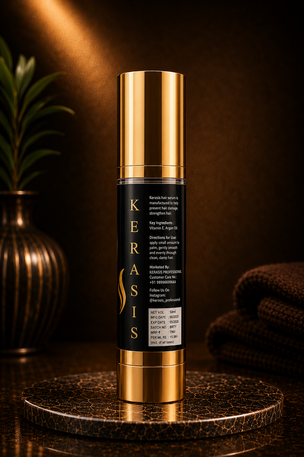 Keratin Hair Serum – Infused With Argan Oil, 50ml - Image 5