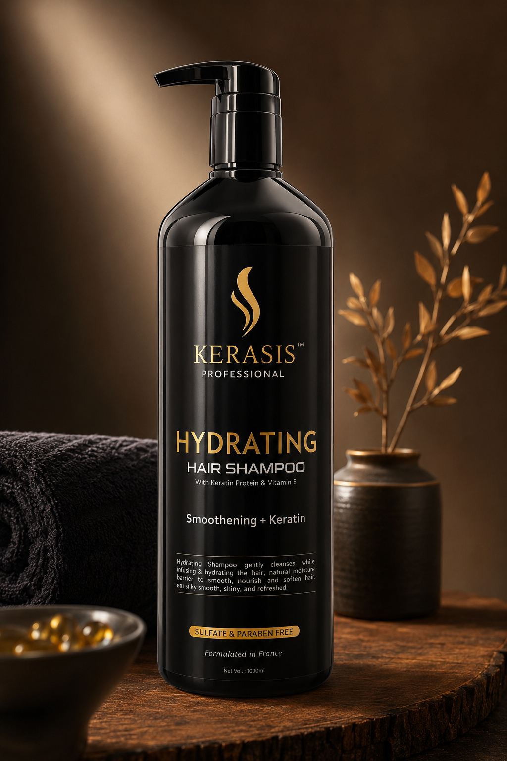 Kerasis Hydrating Hair Shampoo, 1000ml