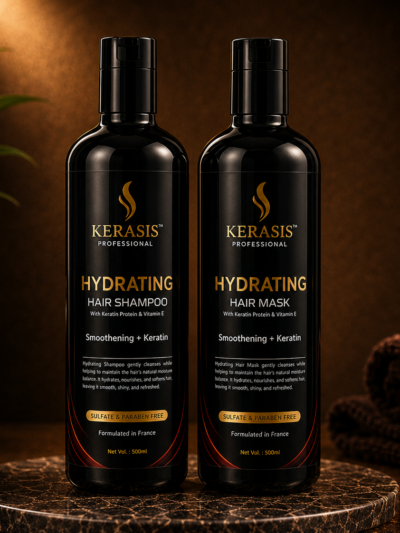 Kerasis Hydrating Hair Shampoo + Hair Mask Combo, 500ml
